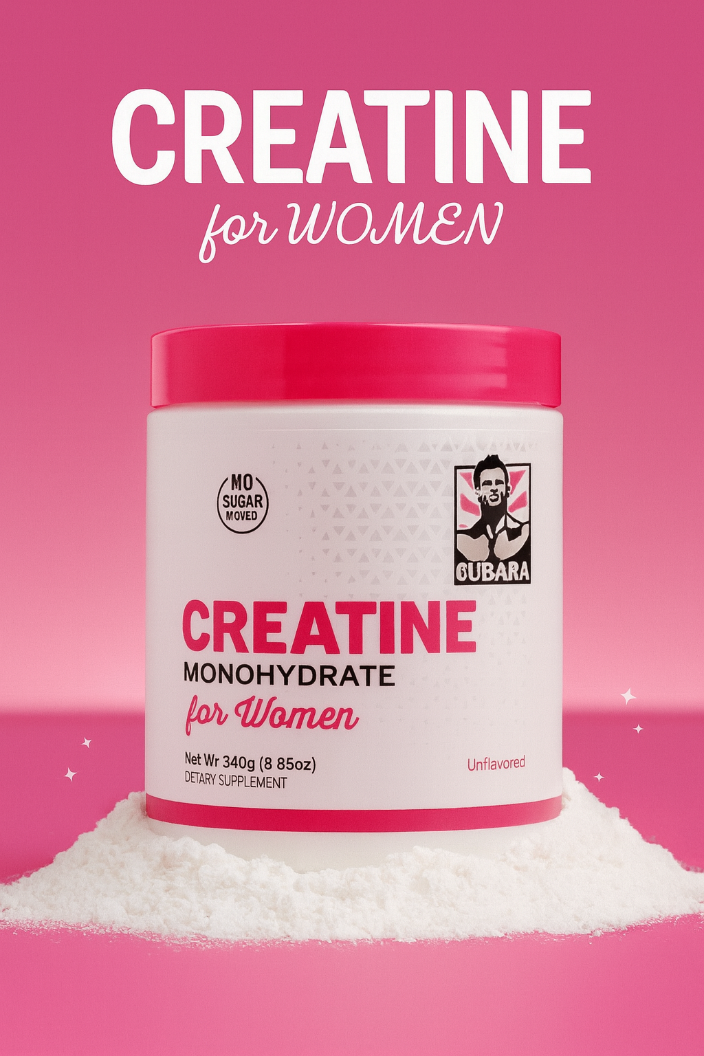 CREATINA FOR WOMEN ®  GLUTEOS MAS GRANDES Y CABELLO SEDOSO